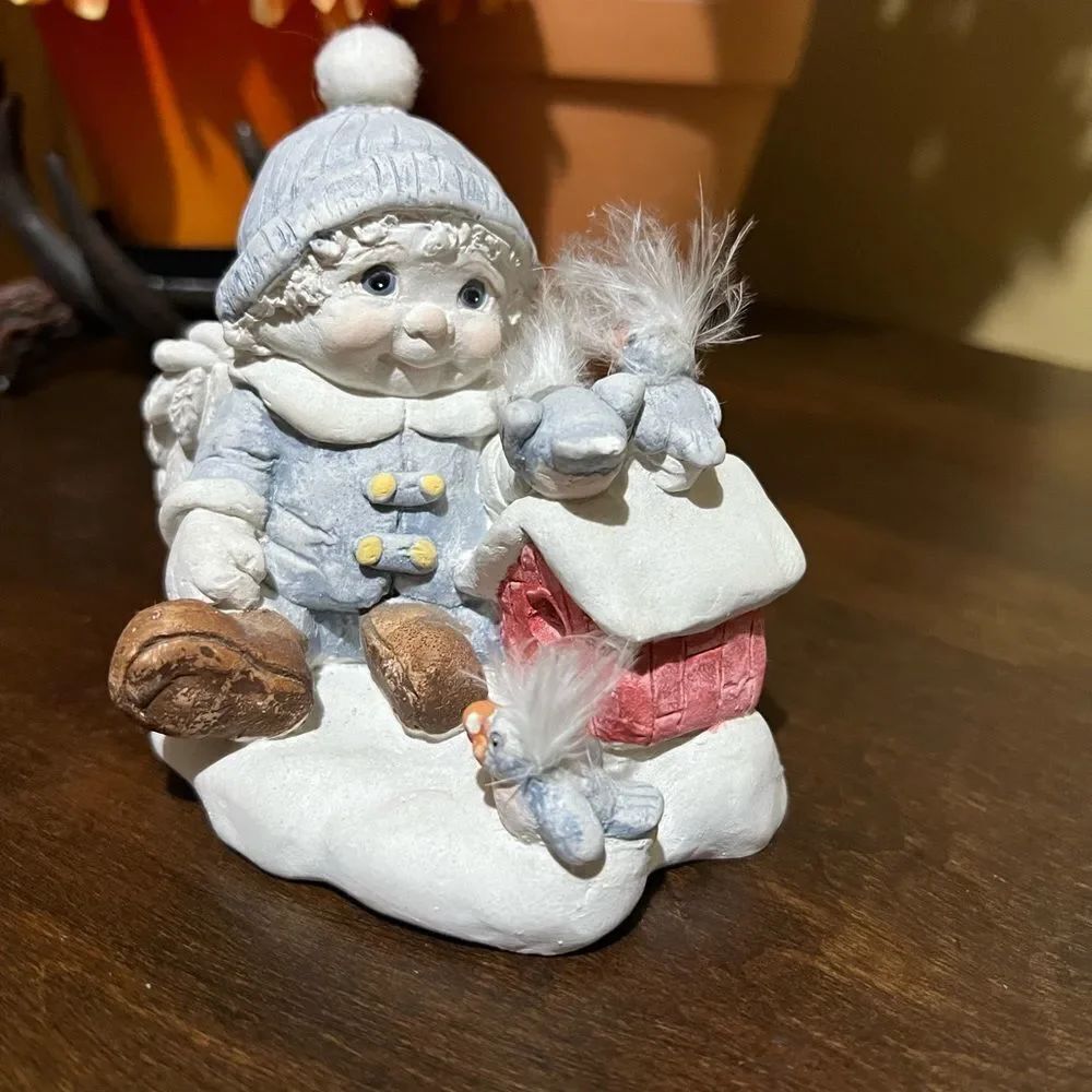 Dreamsicles Cherubs Winter Wonderland Calendar Collection DC180 January Angel